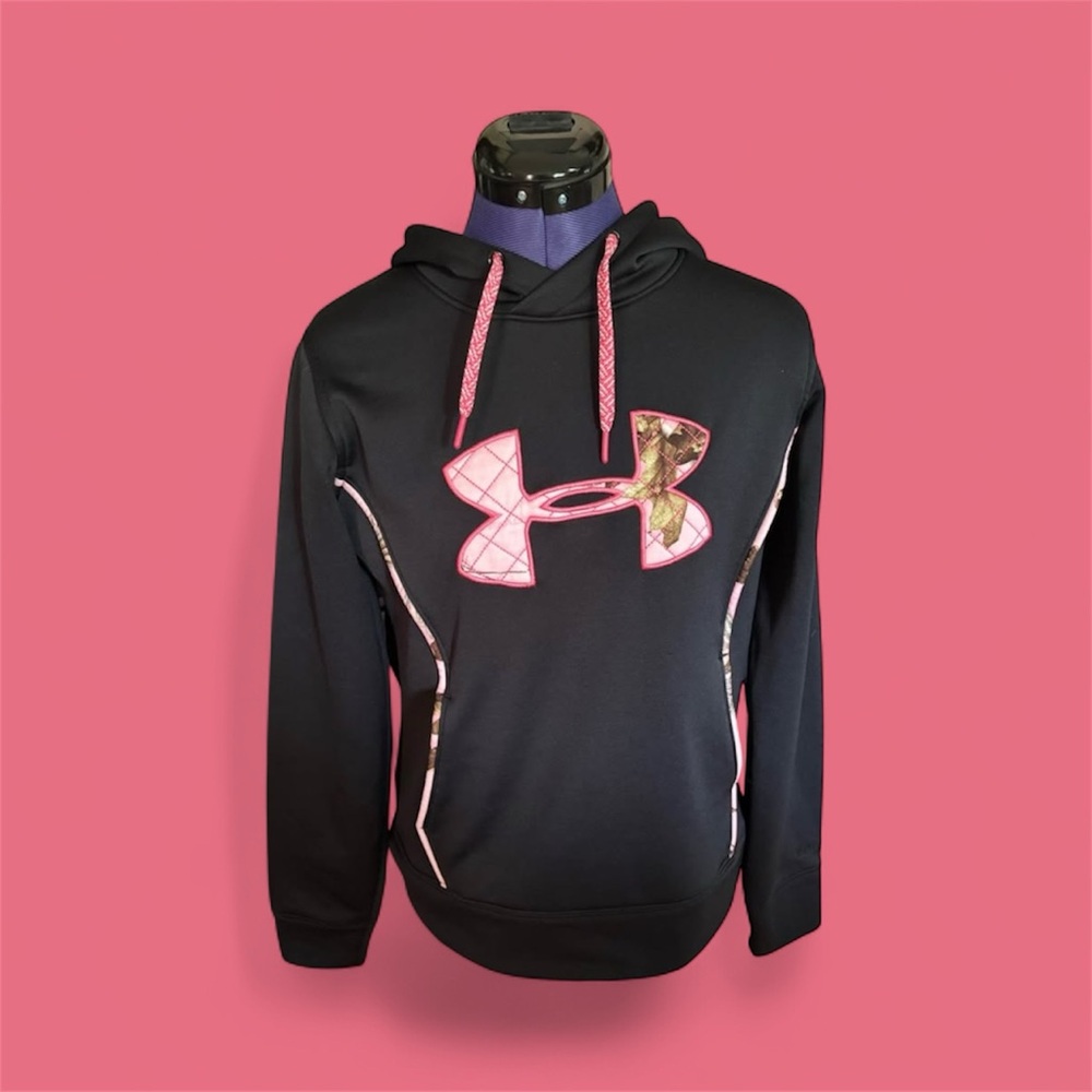 Under Armour Camo Hoodie Women’s Small  Pink